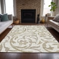 thumbnail image 1 of Addison Rugs Chantille Indoor/Outdoor Transitional Swirls Ivory Washable Rectangle Rug, 5' x 7'6", 1 of 6