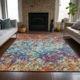 thumbnail image 1 of Addison Rugs Chantille Indoor/Outdoor Transitional Diamond Copper Washable Rectangle Rug, 10' x 14', 1 of 6