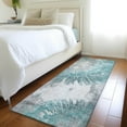 thumbnail image 1 of Addison Rugs Chantille Indoor/Outdoor Transitional Abstract Teal Washable Runner Rug, 2'3" x 7'6", 1 of 6