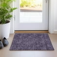 thumbnail image 1 of Addison Rugs Chantille Indoor/Outdoor Transitional Floral Eggplant Washable Rectangle Rug, 1'8" x 2'6", 1 of 6