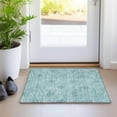 thumbnail image 1 of Addison Rugs Chantille Indoor/Outdoor Transitional Floral Teal Washable Rectangle Rug, 1'8" x 2'6", 1 of 6