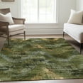 thumbnail image 1 of Addison Rugs Chantille Indoor/Outdoor Transitional Lines Olive Washable Rectangle Rug, 5' x 7'6", 1 of 6