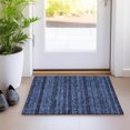 thumbnail image 1 of Addison Rugs Chantille Indoor/Outdoor Transitional Southwest Navy Washable Rectangle Rug, 1'8" x 2'6", 1 of 6