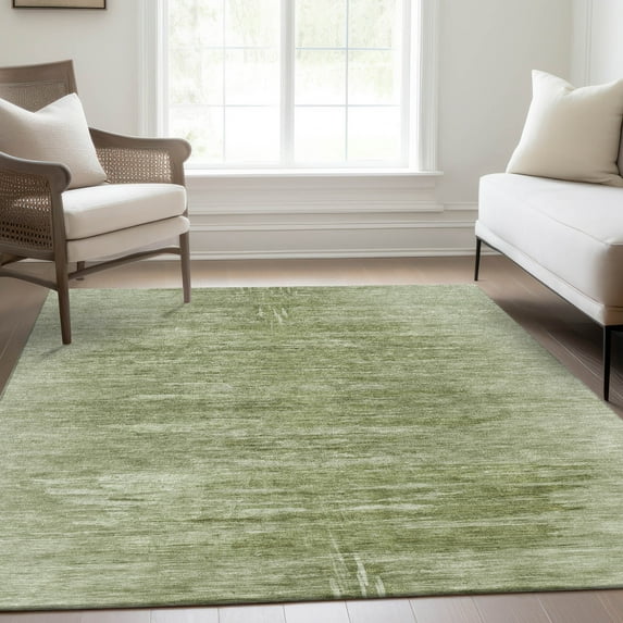Addison Rugs Chantille Indoor/Outdoor Transitional Modern Aloe Washable Rectangle Rug, 5' x 7'6"