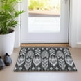 thumbnail image 1 of Addison Rugs Chantille Indoor/Outdoor Transitional Southwest Black Washable Rectangle Rug, 1'8" x 2'6", 1 of 6