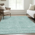 thumbnail image 1 of Addison Rugs Chantille Indoor/Outdoor Transitional Stripes Turquoise Washable Rectangle Rug, 5' x 7'6", 1 of 6