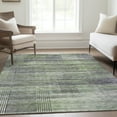 thumbnail image 1 of Addison Rugs Chantille Indoor/Outdoor Transitional Stripes Aloe Washable Rectangle Rug, 9' x 12', 1 of 6