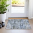 thumbnail image 1 of Addison Rugs Chantille Indoor/Outdoor Transitional Stripes Blue Washable Rectangle Rug, 1'8" x 2'6", 1 of 6