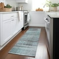 thumbnail image 1 of Addison Rugs Chantille Indoor/Outdoor Transitional Stripes Teal Washable Runner Rug, 2'3" x 7'6", 1 of 6