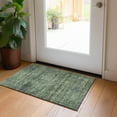 thumbnail image 1 of Addison Rugs Chantille Indoor/Outdoor Transitional Stripes Olive Washable Rectangle Rug, 1'8" x 2'6", 1 of 6