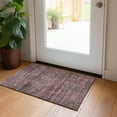 thumbnail image 1 of Addison Rugs Chantille Indoor/Outdoor Transitional Stripes Merlot Washable Rectangle Rug, 1'8" x 2'6", 1 of 6