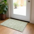 thumbnail image 1 of Addison Rugs Chantille Indoor/Outdoor Transitional Lines Aloe Washable Rectangle Rug, 1'8" x 2'6", 1 of 6