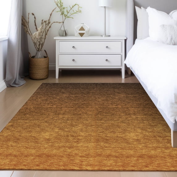 Addison Rugs Chantille Indoor/Outdoor Transitional Ombre Chocolate Washable Rectangle Rug, 3' x 5'