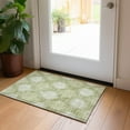 thumbnail image 1 of Addison Rugs Chantille Indoor/Outdoor Transitional Ikat Aloe Washable Rectangle Rug, 1'8" x 2'6", 1 of 6