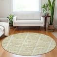 thumbnail image 1 of Addison Rugs Chantille Indoor/Outdoor Transitional Medallions Beige Washable Round Rug, 8' x 8', 1 of 6