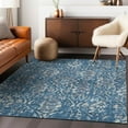 thumbnail image 1 of Addison Rugs Chantille Indoor/Outdoor Transitional Floral Blue Washable Rectangle Rug, 3' x 5', 1 of 6