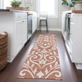 thumbnail image 1 of Addison Rugs Chantille Indoor/Outdoor Transitional Floral Salmon Washable Runner Rug, 2'3" x 7'6", 1 of 6