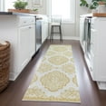 thumbnail image 1 of Addison Rugs Chantille Indoor/Outdoor Transitional Medallions Gold Washable Runner Rug, 2'3" x 7'6", 1 of 6