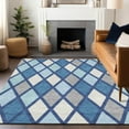thumbnail image 1 of Addison Rugs Chantille Indoor/Outdoor Transitional Diamonds Navy Washable Rectangle Rug, 10' x 14', 1 of 6