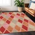 thumbnail image 1 of Addison Rugs Chantille Indoor/Outdoor Transitional Diamonds Pink Washable Rectangle Rug, 9' x 12', 1 of 6