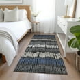 thumbnail image 1 of Addison Rugs Chantille Indoor/Outdoor Transitional Stripes Charcoal Washable Runner Rug, 2'3" x 7'6", 1 of 6