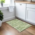 thumbnail image 1 of Addison Rugs Chantille Indoor/Outdoor Transitional Stripes Olive Washable Rectangle Rug, 1'8" x 2'6", 1 of 6