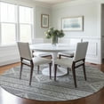 thumbnail image 1 of Addison Rugs Chantille Indoor/Outdoor Transitional Southwest Gray Washable Round Rug, 8' x 8', 1 of 6