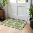thumbnail image 1 of Addison Rugs Chantille Indoor/Outdoor Transitional Circles Olive Washable Rectangle Rug, 1'8" x 2'6", 1 of 6