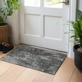 thumbnail image 1 of Addison Rugs Chantille Indoor/Outdoor Transitional Geometric Black Washable Rectangle Rug, 1'8" x 2'6", 1 of 6