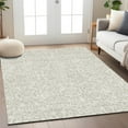 thumbnail image 1 of Addison Rugs Chantille Indoor/Outdoor Traditional Damask Ivory Washable Rectangle Rug, 2'6" x 3'10", 1 of 6