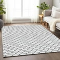 thumbnail image 1 of Addison Rugs Chantille Indoor/Outdoor Transitional Geometric White Washable Rectangle Rug, 2'6" x 3'10", 1 of 6