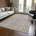 thumbnail image 1 of Addison Rugs Chantille Indoor/Outdoor Transitional Geometric, Abstract Taupe Washable Rectangle Rug, 5' x 7'6", 1 of 6