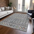 thumbnail image 1 of Addison Rugs Chantille Indoor/Outdoor Transitional Southwest Gray Washable Rectangle Rug, 5' x 7'6", 1 of 6