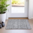 thumbnail image 1 of Addison Rugs Chantille Indoor/Outdoor Transitional Stripes Gray Washable Rectangle Rug, 1'8" x 2'6", 1 of 6