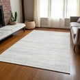 thumbnail image 1 of Addison Rugs Chantille Indoor/Outdoor Transitional Stripes Silver Washable Rectangle Rug, 8' x 10', 1 of 6