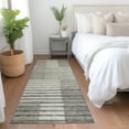 thumbnail image 1 of Addison Rugs Chantille Indoor/Outdoor Transitional Stripes Beige Washable Runner Rug, 2'3" x 7'6", 1 of 6