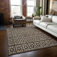 thumbnail image 1 of Addison Rugs Chantille Indoor/Outdoor Transitional Geometric Brown Washable Rectangle Rug, 10' x 14', 1 of 6