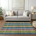 thumbnail image 1 of Addison Rugs Chantille Indoor/Outdoor Transitional Plaid Navy Washable Rectangle Rug, 8' x 10', 1 of 6
