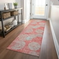 thumbnail image 1 of Addison Rugs Chantille Indoor/Outdoor Transitional Circles Salmon Washable Runner Rug, 2'3" x 7'6", 1 of 6