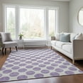 thumbnail image 1 of Addison Rugs Chantille Indoor/Outdoor Transitional Circles Lavender Washable Rectangle Rug, 3' x 5', 1 of 6