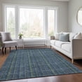 thumbnail image 1 of Addison Rugs Chantille Indoor/Outdoor Transitional Stripes Blue Washable Rectangle Rug, 8' x 10', 1 of 6
