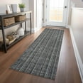 thumbnail image 1 of Addison Rugs Chantille Indoor/Outdoor Transitional Stripes Gray Washable Runner Rug, 2'3" x 7'6", 1 of 6