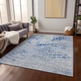 thumbnail image 1 of Addison Rugs Chantille Indoor/Outdoor Transitional Squares Sky Washable Rectangle Rug, 5' x 7'6", 1 of 5