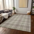 thumbnail image 1 of Addison Rugs Chantille Indoor/Outdoor Transitional Plaid Beige Washable Rectangle Rug, 9' x 12', 1 of 6
