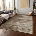 thumbnail image 1 of Addison Rugs Chantille Indoor/Outdoor Transitional Stripes Brown Washable Rectangle Rug, 10' x 14', 1 of 6