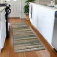thumbnail image 1 of Addison Rugs Chantille Indoor/Outdoor Transitional Stripes Taupe Washable Runner Rug, 2'3" x 7'6", 1 of 6