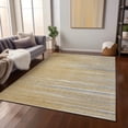 thumbnail image 1 of Addison Rugs Chantille Indoor/Outdoor Transitional Stripes Gold Washable Rectangle Rug, 9' x 12', 1 of 6
