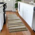 thumbnail image 1 of Addison Rugs Chantille Indoor/Outdoor Transitional Stripes Brown Washable Runner Rug, 2'3" x 7'6", 1 of 6