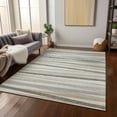 thumbnail image 1 of Addison Rugs Chantille Indoor/Outdoor Transitional Stripes Ivory Washable Rectangle Rug, 10' x 14', 1 of 6
