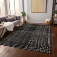 thumbnail image 1 of Addison Rugs Chantille Indoor/Outdoor Transitional Stripes Black Washable Rectangle Rug, 10' x 14', 1 of 6